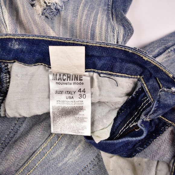Machine Nouvelle Mode Jeans Size 30 US 44 Italy - Picture 4 of 8